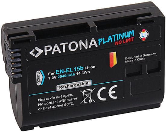 PATONA batérie pro foto Nikon EN-EL15B 2040mAh Li-Ion Platinum