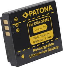 PATONA batérie pro Panasonic CGA-S005 1000mAh