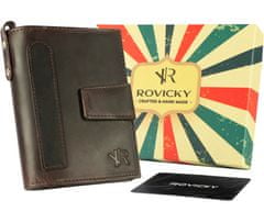 Rovicky Kožená pánska peňaženka v retro štýle