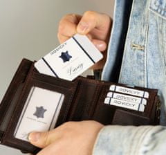 Rovicky Kožená pánska peňaženka v retro štýle