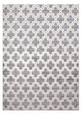 Dywany Łuszczów Kusový koberec Core W6764 Trellis grey/cream 80x150