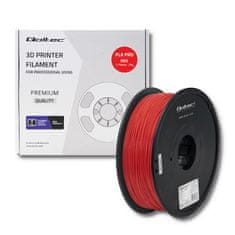 Qoltec Professional 3D tlačové vlákno | PLA PRO | 1,75 mm | 1 kg | červená