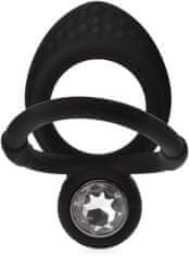 XSARA Ocelový anální kolík s kroužkem na penis a varlata anal plug pro muže - 78374283