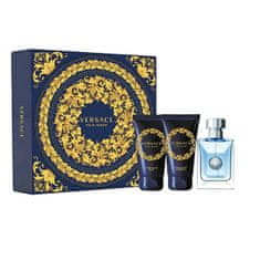 Versace Pour Homme - EDT 50 ml + sprchový gel 50 ml + balzám po holení 50 ml