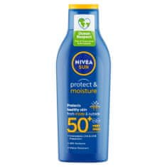 Nivea Sun Protect & Moisture hydratačné mlieko na opaľovanie OF 50+, 200 ml