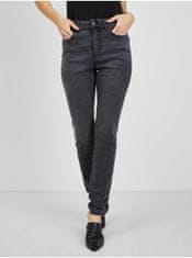 Orsay Tmavosivé dámske džínsy skinny fit ORSAY 36