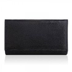 PAOLO PERUZZI Elegantná čierna kožená dámska peňaženka