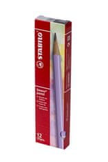 Stabilo Grafitová ceruzka s gumou "Swano Pastel", fialová, HB, šesťhranná, 4908/03-HB