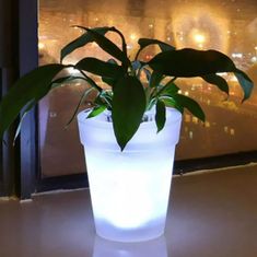 Polux Solárne záhradné svietidlo LED dekoratívne KVETINÁČ 4000K Neutrálna biela
