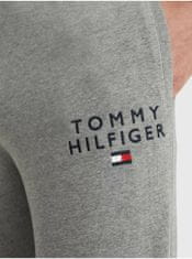 Tommy Hilfiger Šedé pánske melírované tepláky Tommy Hilfiger XL