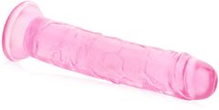 XSARA Umělý penis realistické dildo na silné přísavce 19,5 cm - 73575628