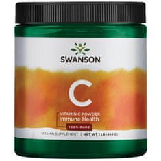 Swanson Vitamín C Prášok, 100% Čistá forma, 454 g