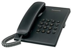 PANASONIC KX-TS500FXB - jednolinkový telefón, čierny