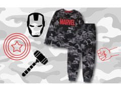 MARVEL COMICS MARVEL chlapčenské pyžamo s dlhým rukávom, šedý camo 9-10 let 140 cm