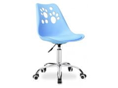 JAKS Jaks otočná kancelárska stolička grover modrá