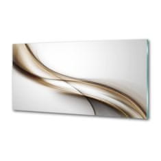 Wallmuralia.sk Dekoračný panel sklo Hnedá vlna 125x50 cm