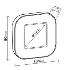 GreenBlue Digitálny magnetický časovač GB524 čierny