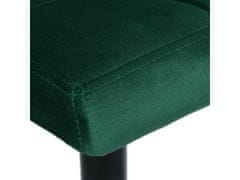 Wellhox Arako Black dark green Velvet bar hocker