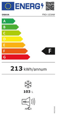 Orava Mini skriňová mraznička, 103 l FRO-103 AW