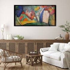COLORAY.SK Skleneny obraz Vodopád abstrakcie kandinsky 140x70 cm