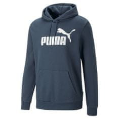 Puma Mikina tmavomodrá 182 - 187 cm/L Ess Big Logo Hoodie FL