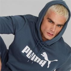 Puma Mikina tmavomodrá 182 - 187 cm/L Ess Big Logo Hoodie FL