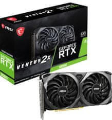 MSI GeForce RTX 3060 VENTUS 2X 12G OC, LHR, 12GB GDDR6