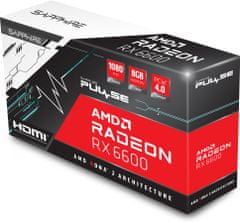 Sapphire Radeon PULsa RX 6600, 8GB GDDR6