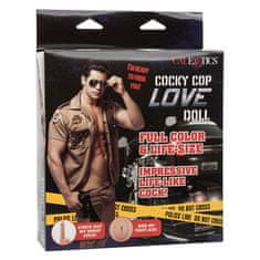 CalExotics CalExotics Love Doll Cocky Cop, nafukovací panák s dildom