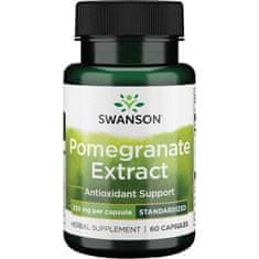 Swanson Pomegranate Extract (Extrakt z granátového jablka) – štandardizovaný, 250 mg, 60 kapsúl