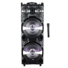 Akai Prenosný reproduktor , DJ-222, párty, FM, diaľkové ovládanie, LED svetelné efekty, USB, 100 W RMS