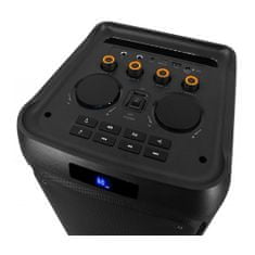 Akai Reproduktor , Party speaker 260, bluetooth, FM rádio, LED svetelné efekty, diaľkový ovládač, mikrofón, 50 W RMS