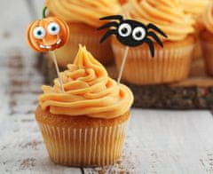 Zapichovátka do cupcaku strašidlá - Halloween - mix - 6 ks