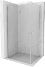 Mexen Pretoria sprchový kút duo 80x70 cm, chrómový profil, 6mm číre sklo, 852-080-070-02-00