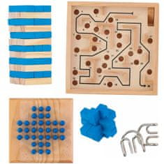 Northix IQ Puzzle - Set - 5 v 1 