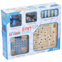 Northix IQ Puzzle - Set - 5 v 1 