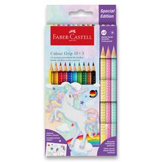 Faber-Castell Pastelky Colour Grip Unicorn súprava, 13 ks