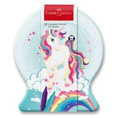 Faber-Castell Detské Fixy Connector Unicorn snehová guľa, 33 ks