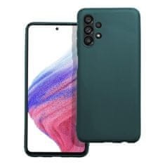 FORCELL Obal / kryt na Samsung Galaxy A13 4G tmavozelený - MATT Case