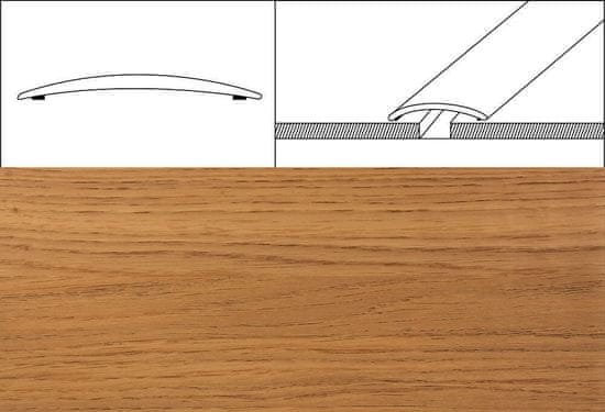 Eurofinal prechodové lišty 10 cm x 90 cm - dub alba