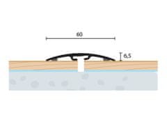 Eurofinal Prechodové lišty 6 x 90 cm- dub asper