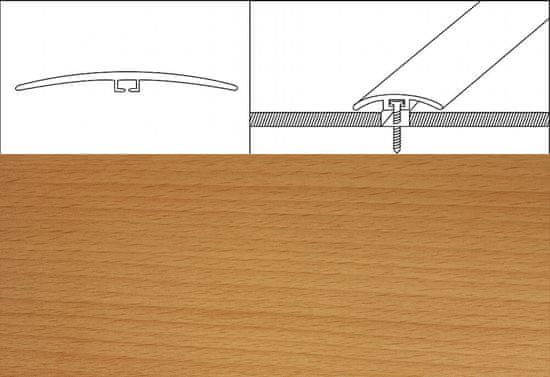 Eurofinal prechodové lišty 4 cm x 90 cm – buk sylvatica