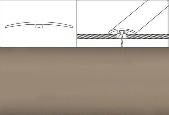 Eurofinal prechodové lišty 4 cm x 90 cm – šampaň matný