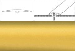 Eurofinal prechodové lišty 4 cm x 90 cm – zlatá matná