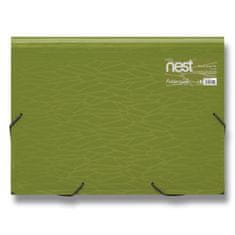 Dosky na dokumenty FolderMate Nest 330 x 240 x 35 mm, zelená