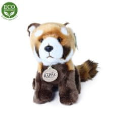 Rappa Plyšová panda červená sediaca 18 cm ECO-FRIENDLY