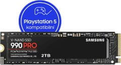 SAMSUNG SSD 990 PRO, M.2 - 2TB (MZ-V9P2T0BW)