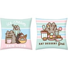 Halantex Obojstranný vankúš mačička Pusheen - Ice cream fan club