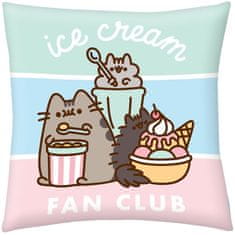 Halantex Obojstranný vankúš mačička Pusheen - Ice cream fan club