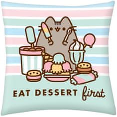 Halantex Obojstranný vankúš mačička Pusheen - Ice cream fan club